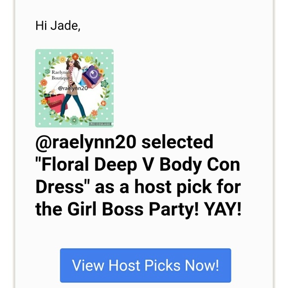 🎉HP 🎉Floral Deep V Body Con Dress - Picture 2 of 2